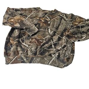 Realtree Liberty HARDWOOD Mens Camo Medium Long Sleeve Pullover sweatshirt M